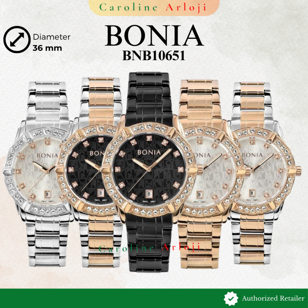 Jam Tangan Wanita Pria Couple Bonia BNB10651 / B10651 / BNB10750 / B10750 Original Garansi Resmi
