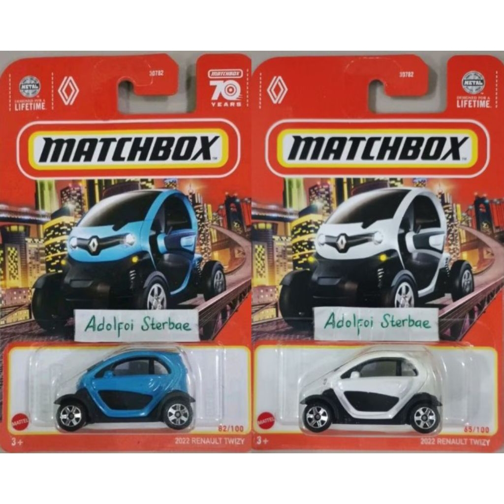 matchbox 2022 renault twizy 70 years