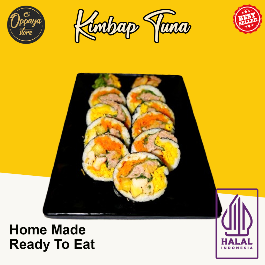 

Kimbab Tuna Sushi Korea Enak 10 Potong ~ 11 Potong Kirim Via Gosend,Grab