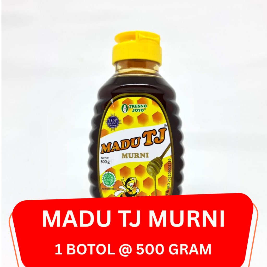 

Madu TJ Murni Kemasan 500 Gram Original / Madu TJ