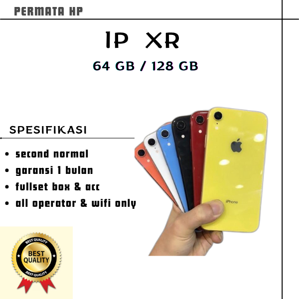 Apple IPhone  Xr 64gb 128gb 256gb Second Termurah