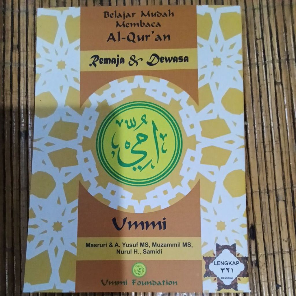 Buku Ummi Remaja & Dewasa Belajar Mudah Membaca Al-Qur'an