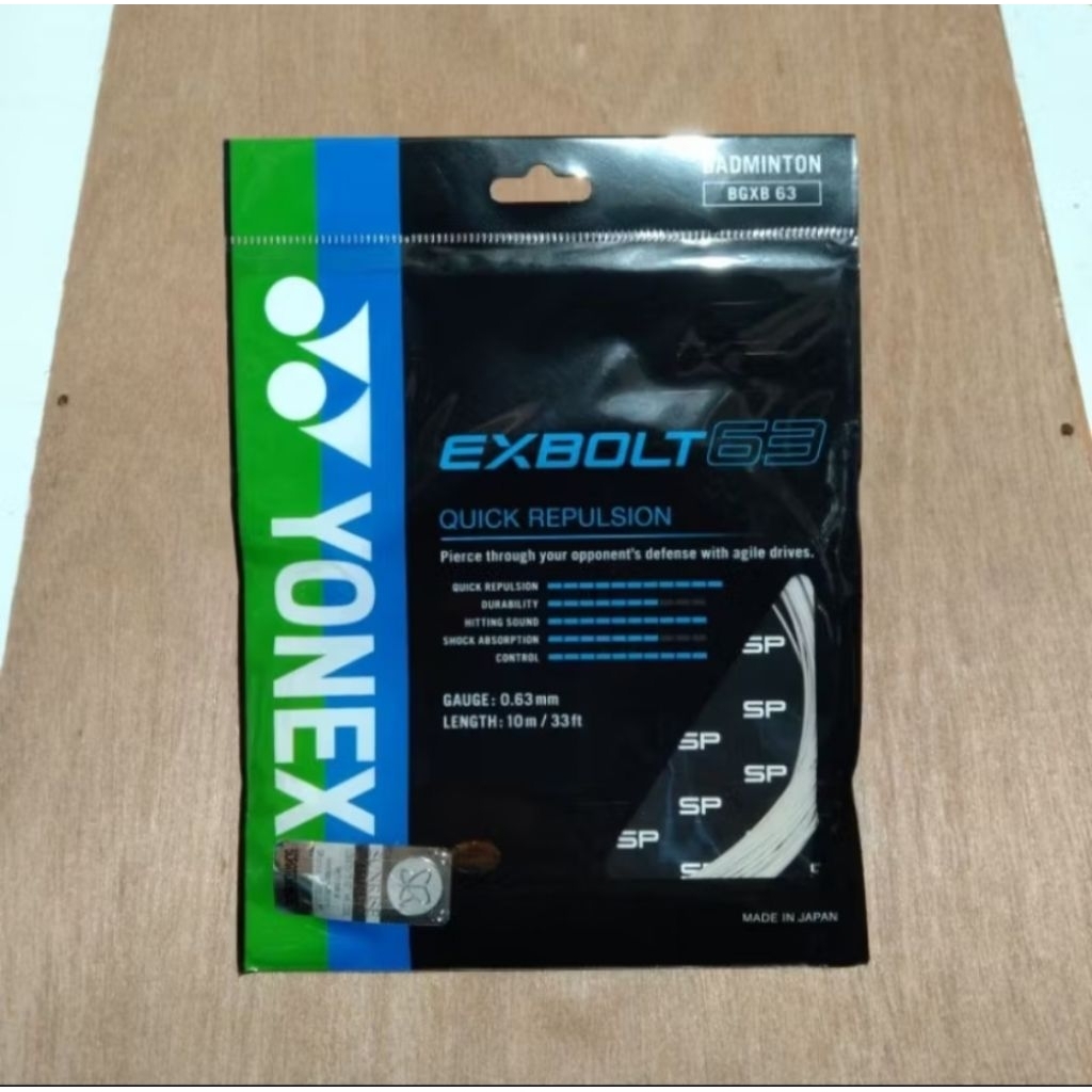 Senar Raket/Senar Yonex Exbolt 63 Original