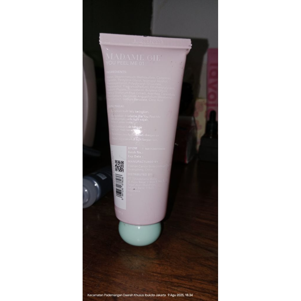 madame gie peeling gel