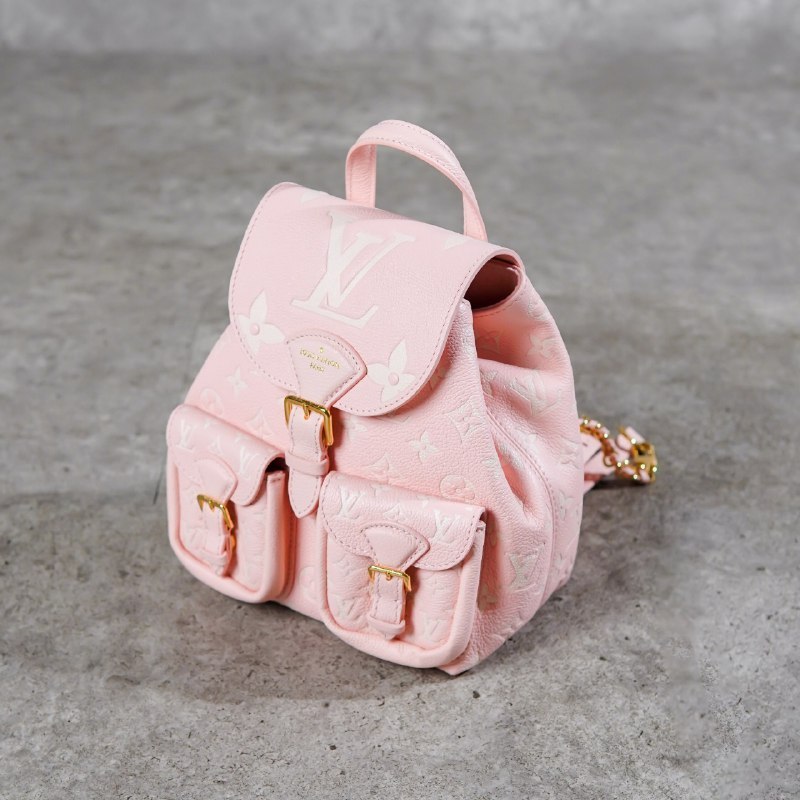 Tas LV BACKUP BICOLOR PINK MONOGRAM EMPREINTE BACKPACK 100% ORIGINAL