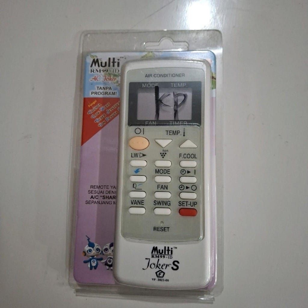 Remot AC SHARP MULTI RM99+ID Tanpa Program