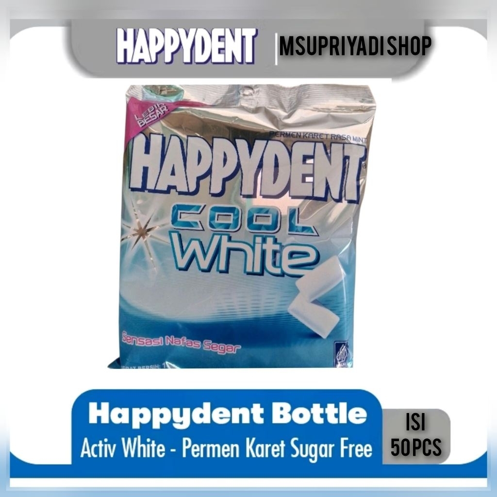 

Happydent isi 50 pcs × 2,8g Gum