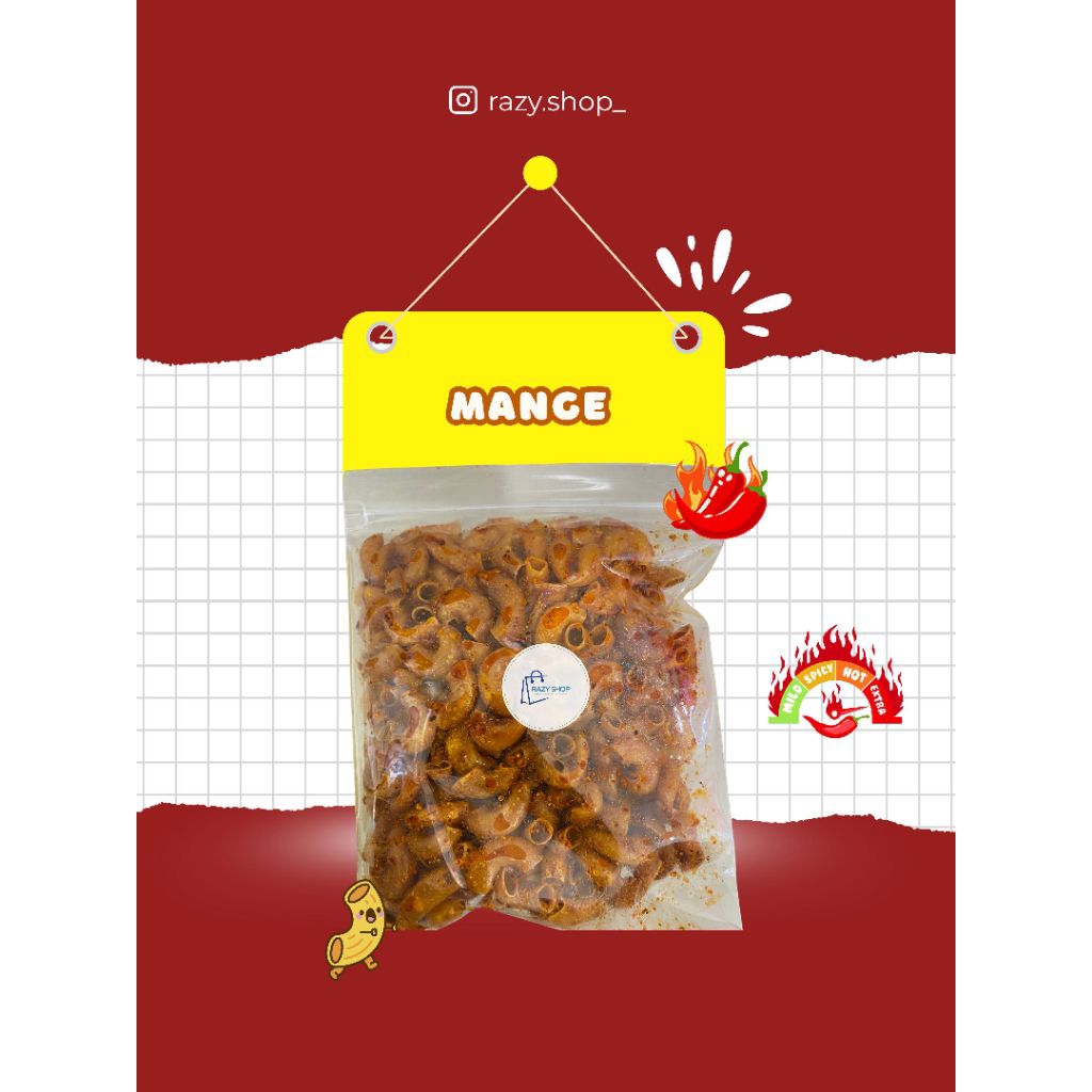 

[READY STOCK] MAHE makroni pedas