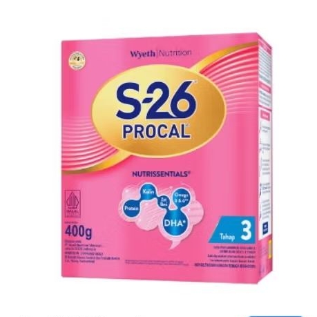 

S-26 Procal Tahap 3 susu Pertumbuhan untuk anak usia 1-3 tahun 400g dan 700g