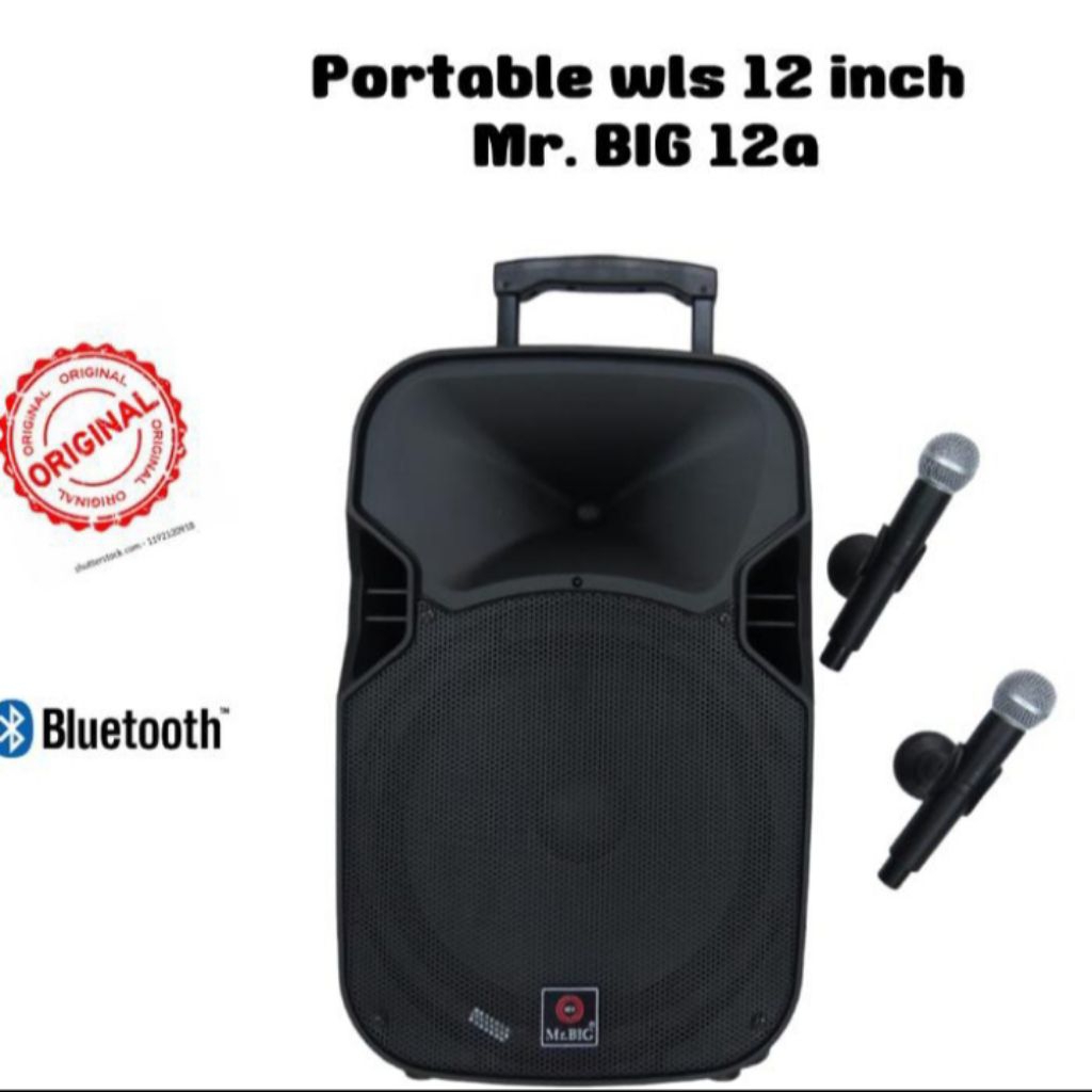 Speker Portable MR.BIG 12 inch Wireless Bluetooth 12A