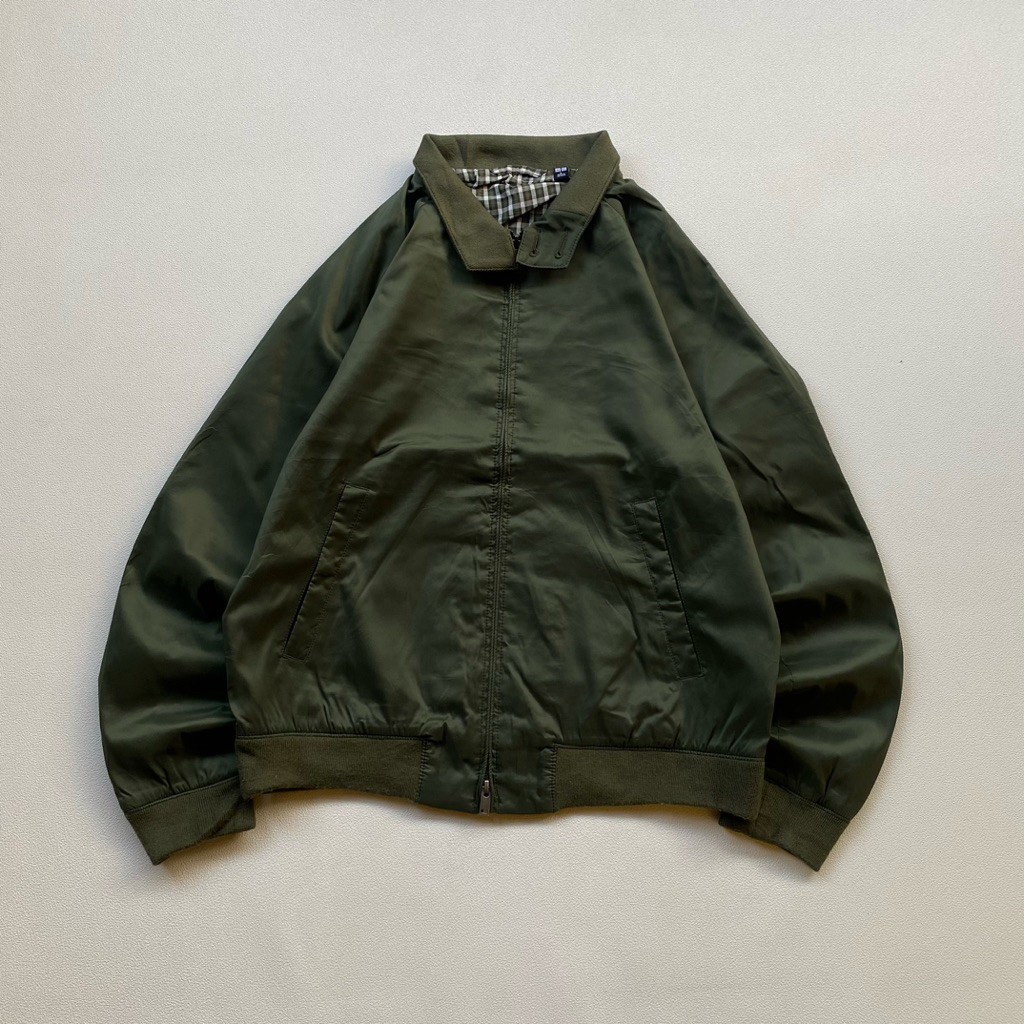 jaket casual harrington uniqlo