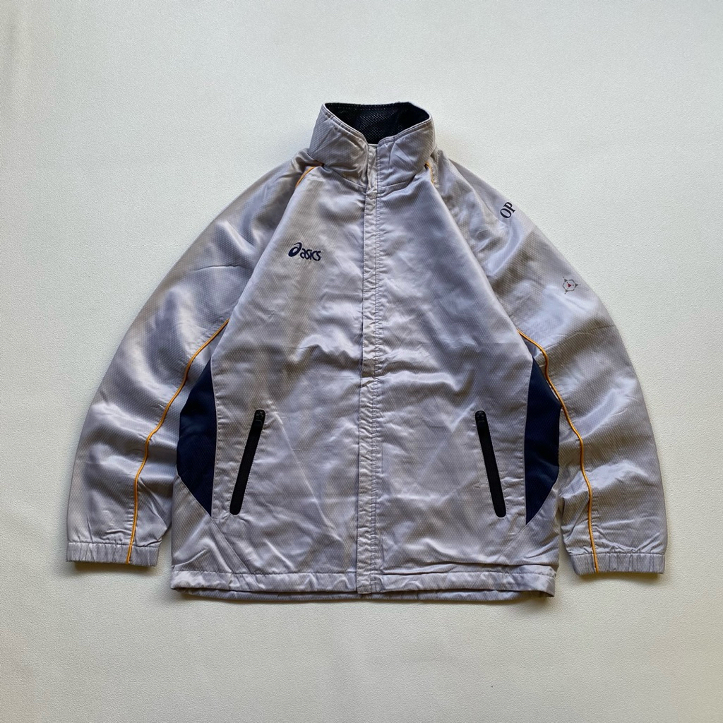 jaket windbreaker asics
