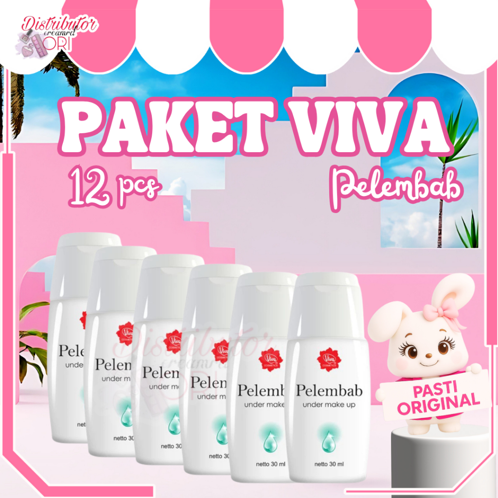 [PAKET ISI 12] Viva Bundle Bundling Hemat LUSINAN Pelembab Under Make Up With UV Filter30 Ml All Ser
