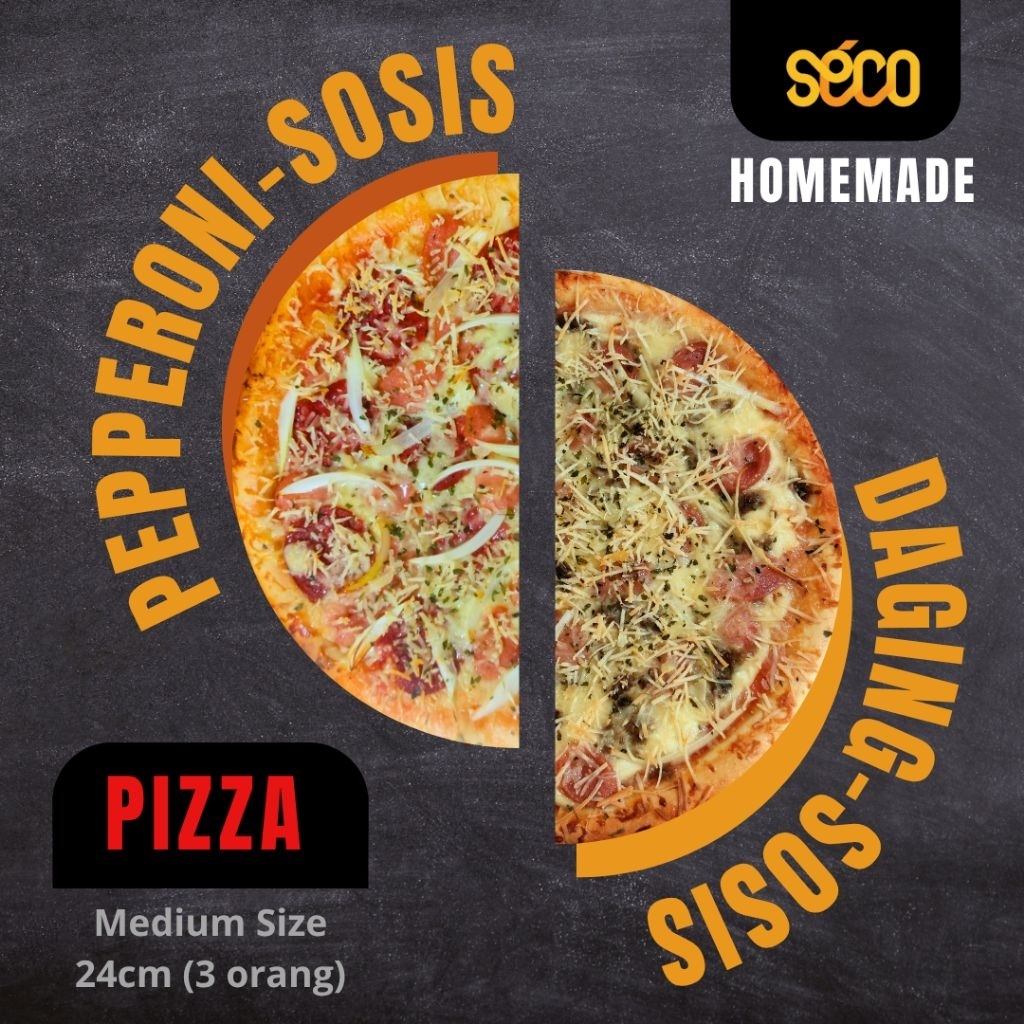 

PIZZA PREMIUM HOMEMADE | 100% Halal | Khusus Sameday