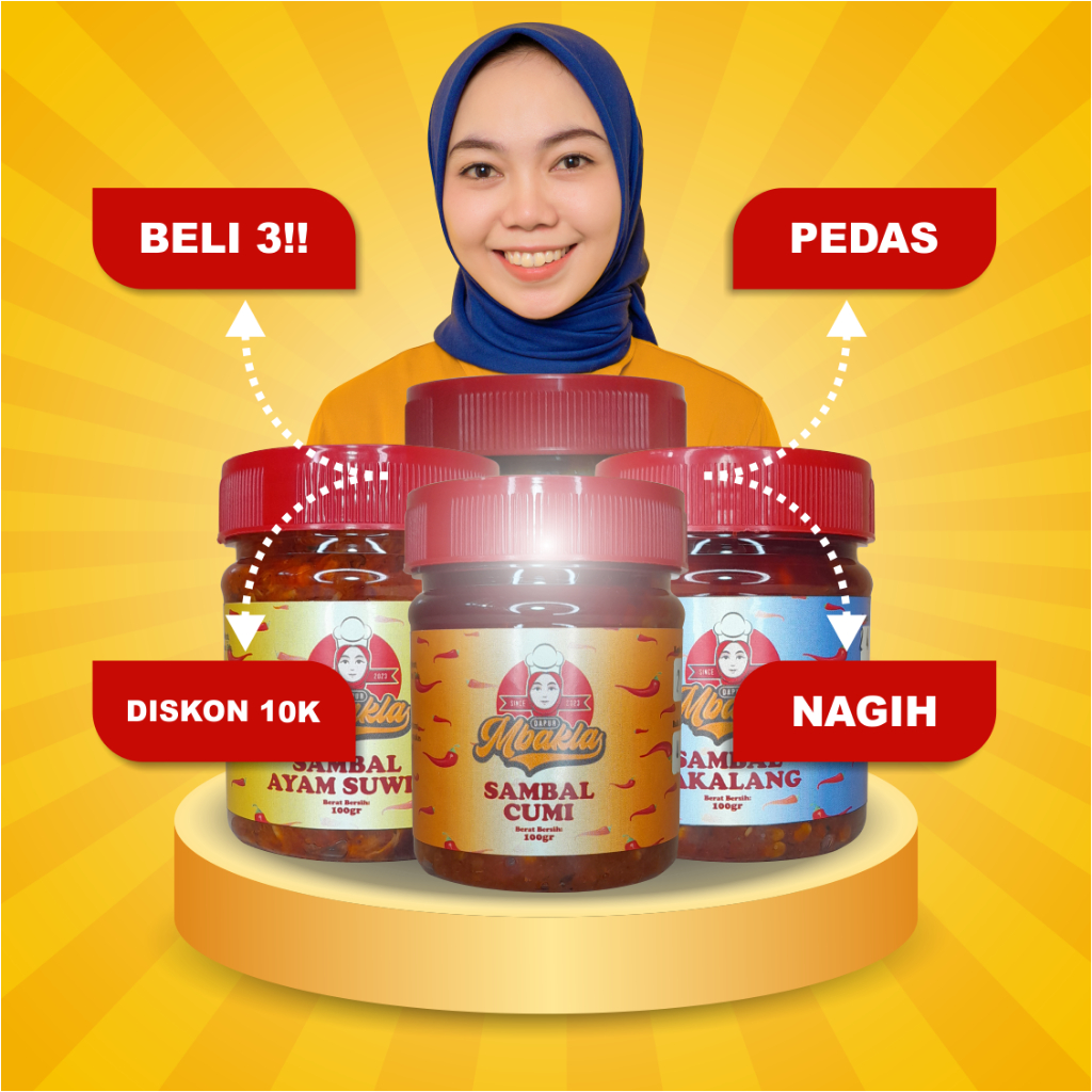 

Dapur Mbakla | Sambel Cumi Ayam Suwir Cakalang Cumi Ijo Nagih Pedas