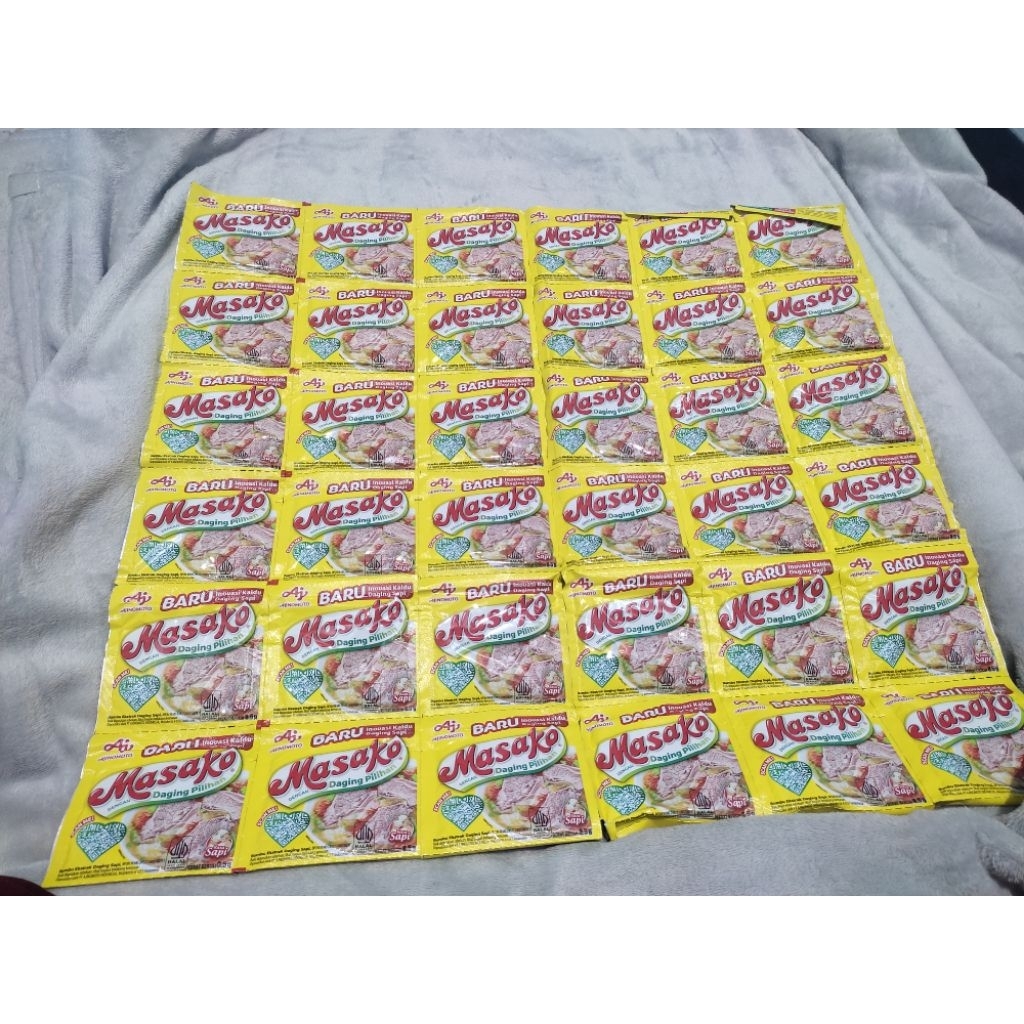 

[Paket Hemat] Masako Sapi / 8.5 gram (1 Lembar Isi 72 Pcs)