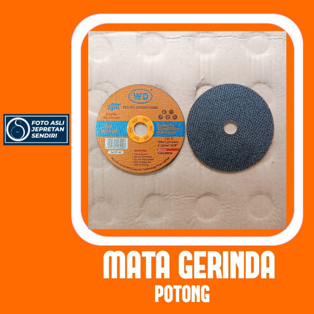 Mata gerinda potong besi WD