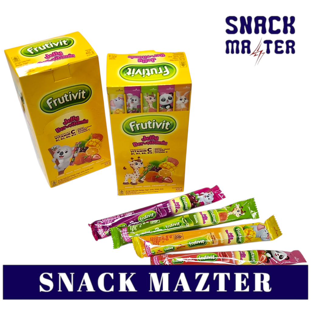 

Frutivit Jelly Agar Jelly Stick BOX - Netto 400 gr (Isi 20 pcs)