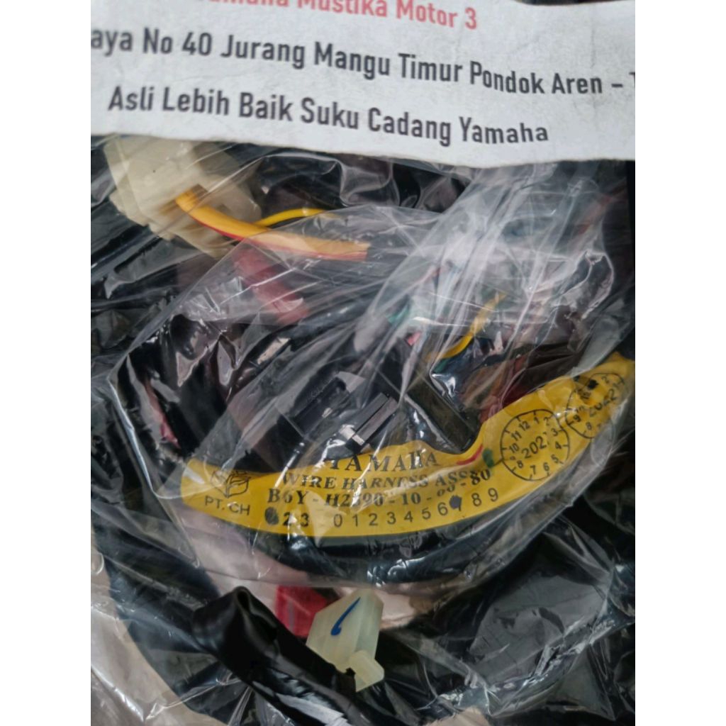 Kabel Body Nmax New Connected Non Abs B6Y-H2590-10 Original Yamaha Genuine Parts