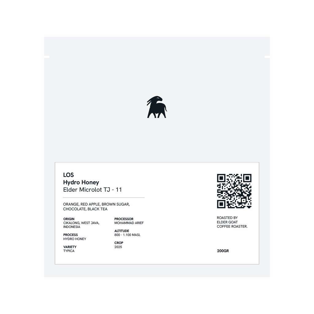 

Roasted Beans Arabica LOS Series Hydro Honey Elder Microlot TJ-11