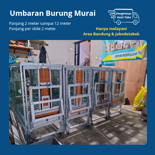 Umbaran Murai Sliding Panjang 2,4,5 sampai 10 Meter Melayani Bandung Area & Jabodetabek