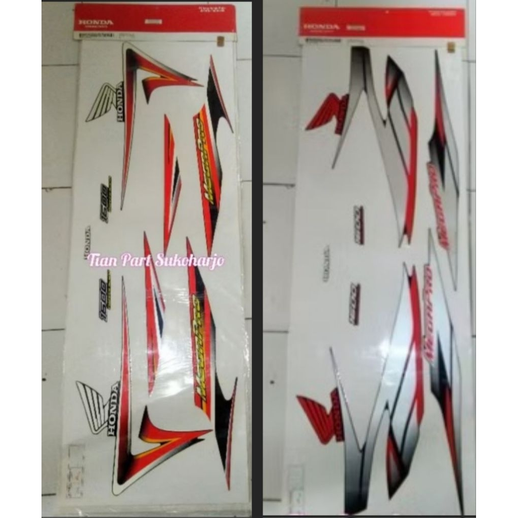 striping Honda Megapro Primus 2006 2007 CW original AHM