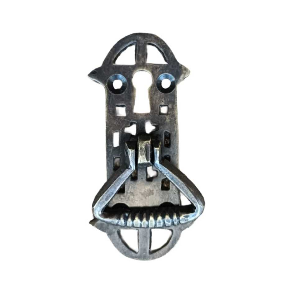 Tarikan Laci Lubang Kunci Kuningan Antik