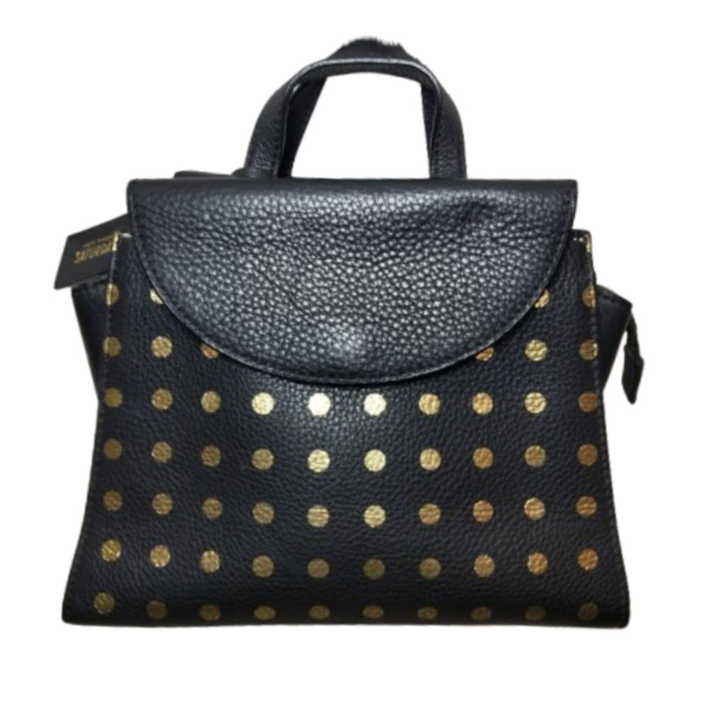 KATE SPADE SATURDAY Polkadot Leather Satchel Bag