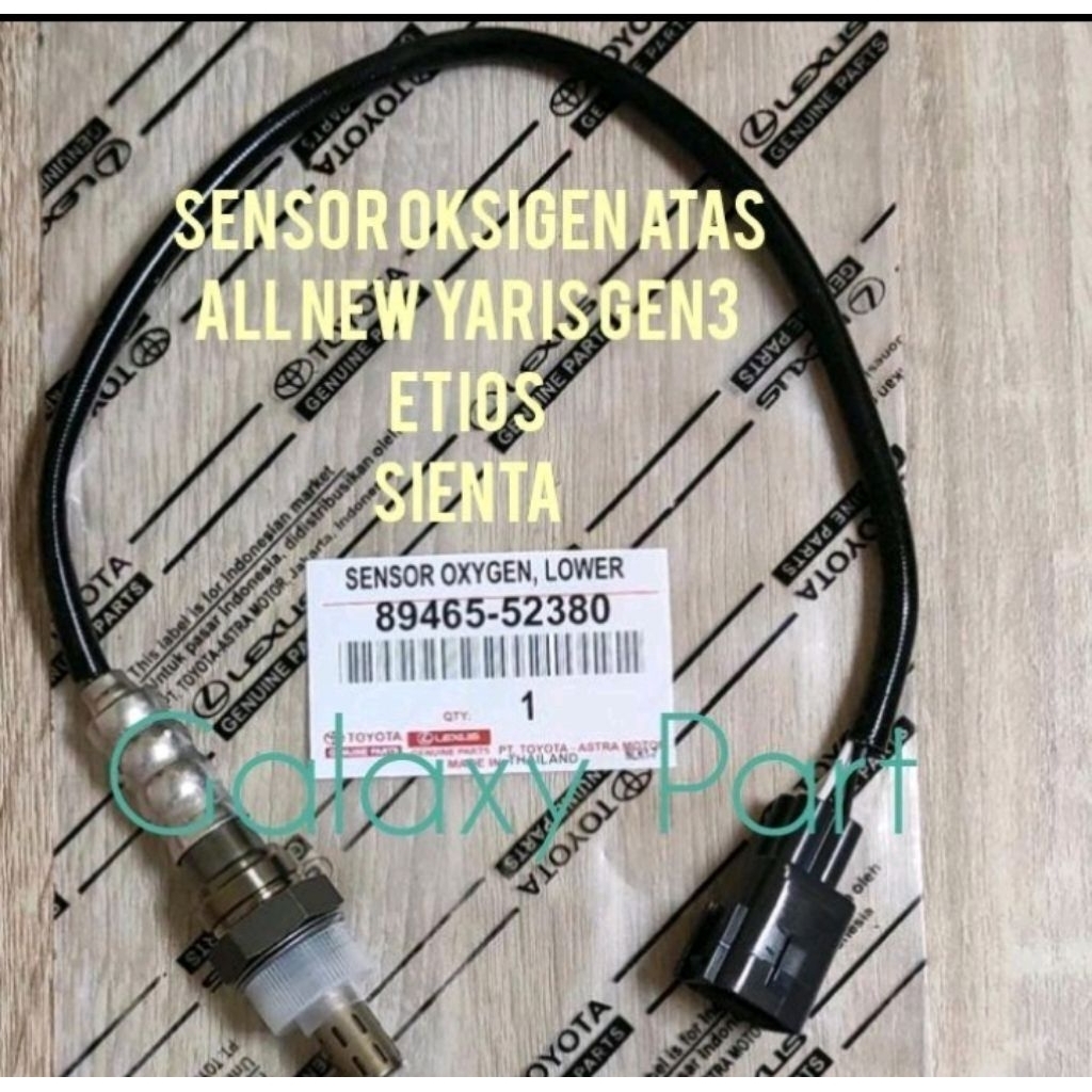 Sensor oksigen 02  Depan Atas All new Yaris Vios Gen3 2017 Up Etios Sienta Original