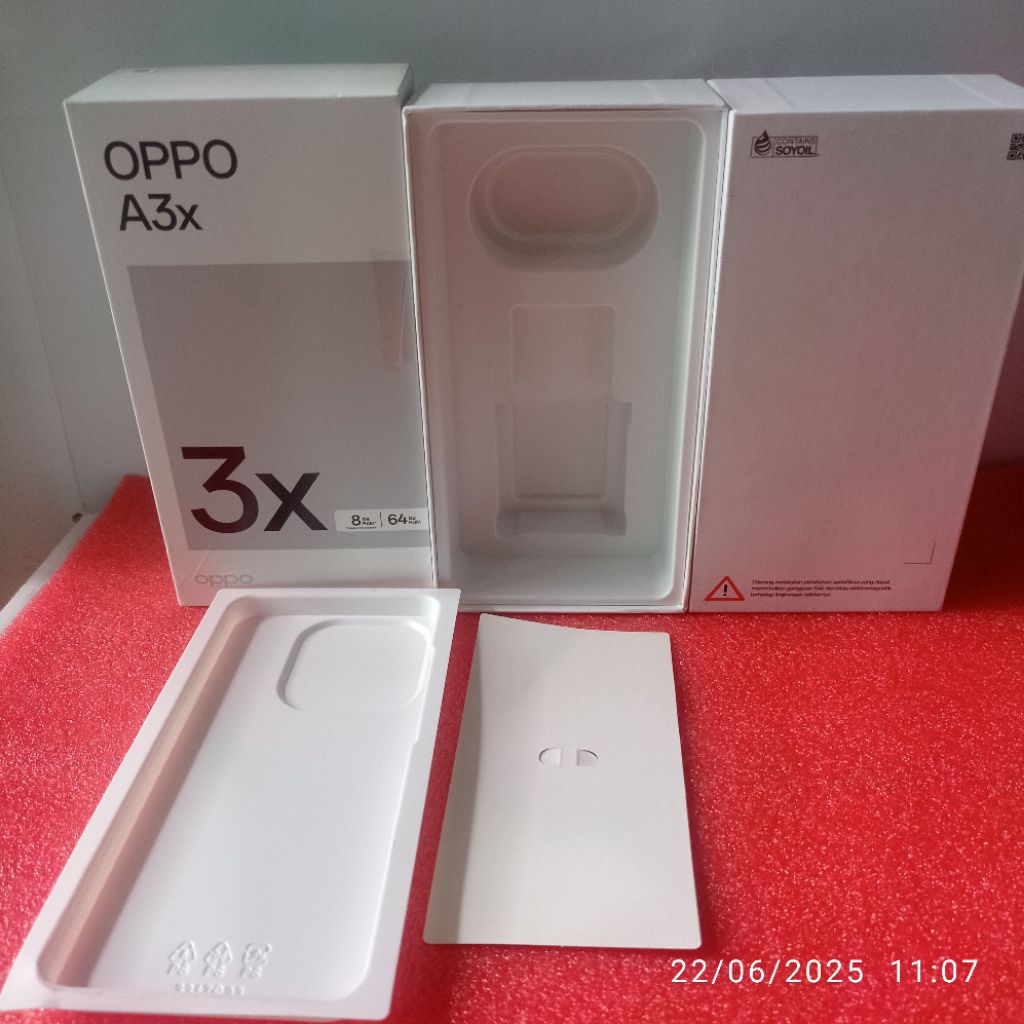 KARDUS BOX HP OPPO A3X.RAM 8/64 ORIGINAL