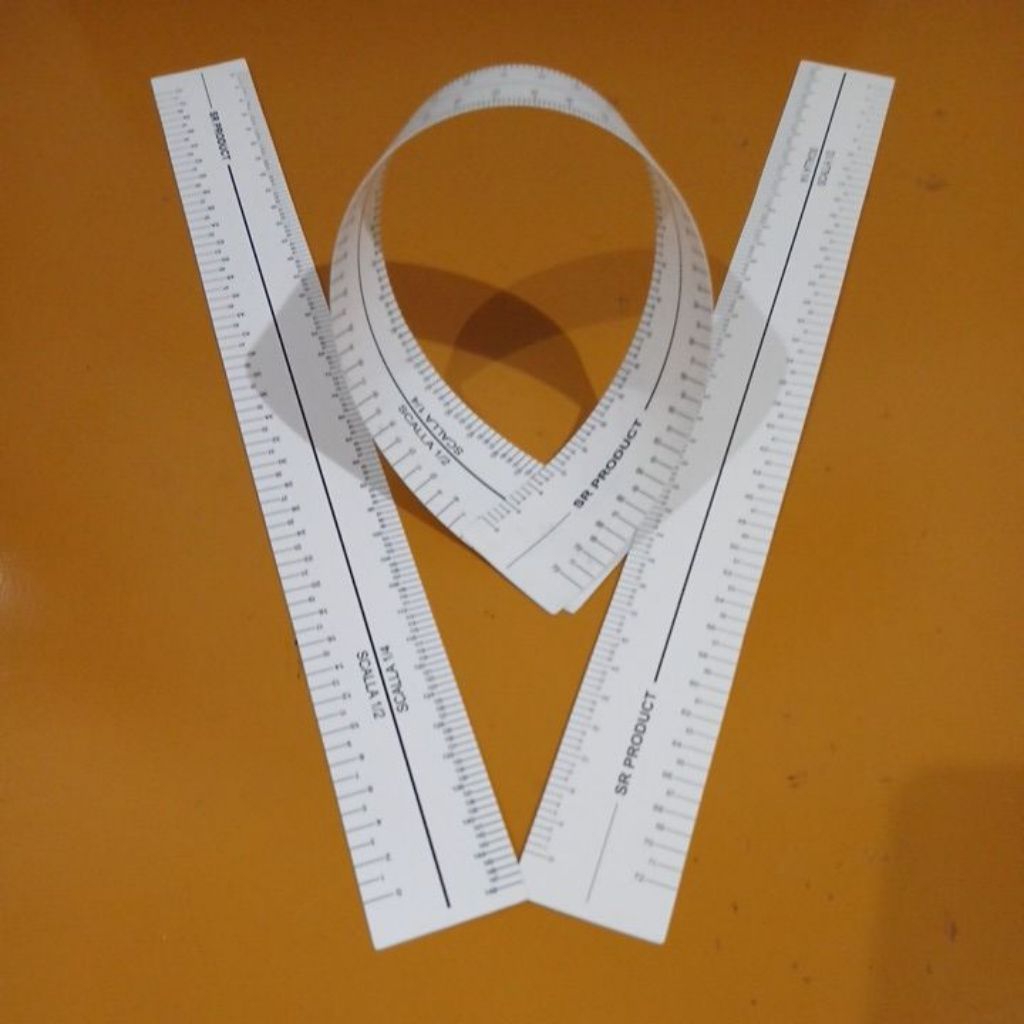 

pengaris scala plastik