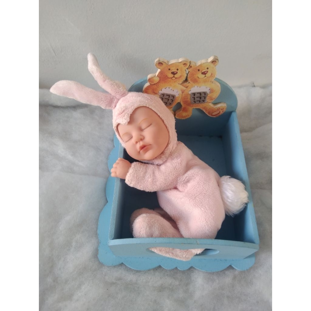boneka anne geddes set box kayu