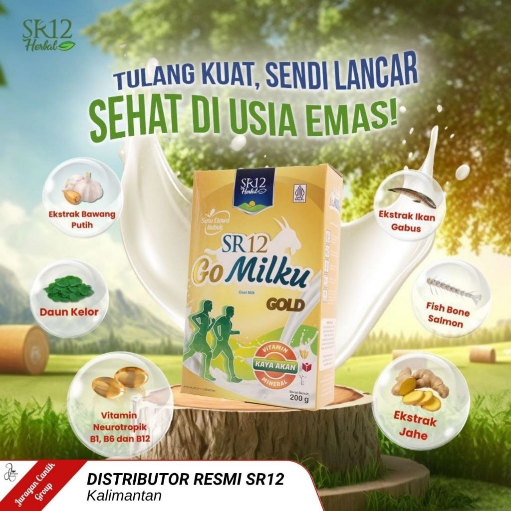 

SR12 GOMILKU GOLD SUSU KAMBING ETAWA TINGGI KALSIUM BEBAS GULA DAN KOLESTROL 200GR
