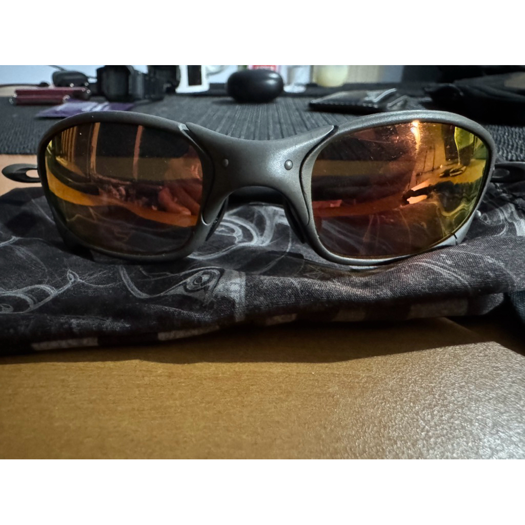 oakley juliet 1st x-metal ruby auth sunglasess