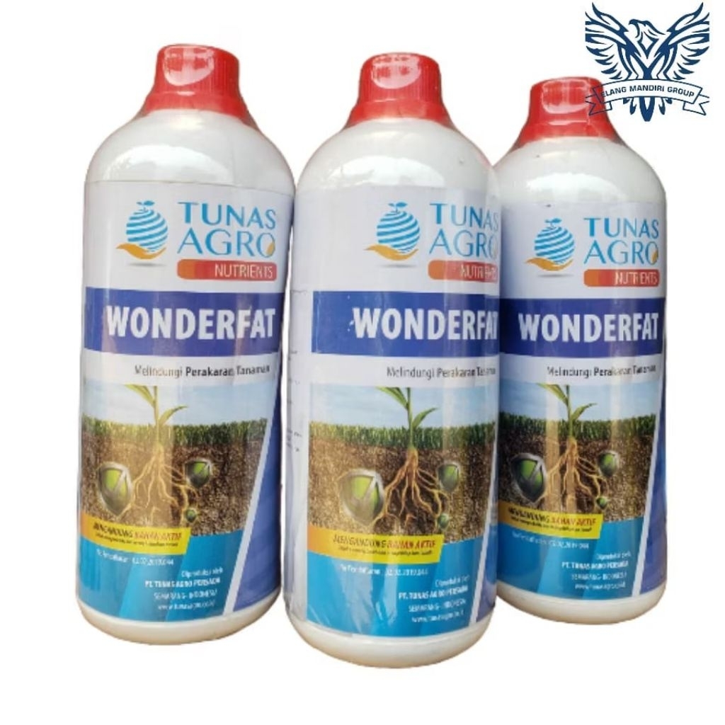 Wonderfat 1Liter Pupuk Cair Melindungi Perakaran Tanaman Tunas Agro