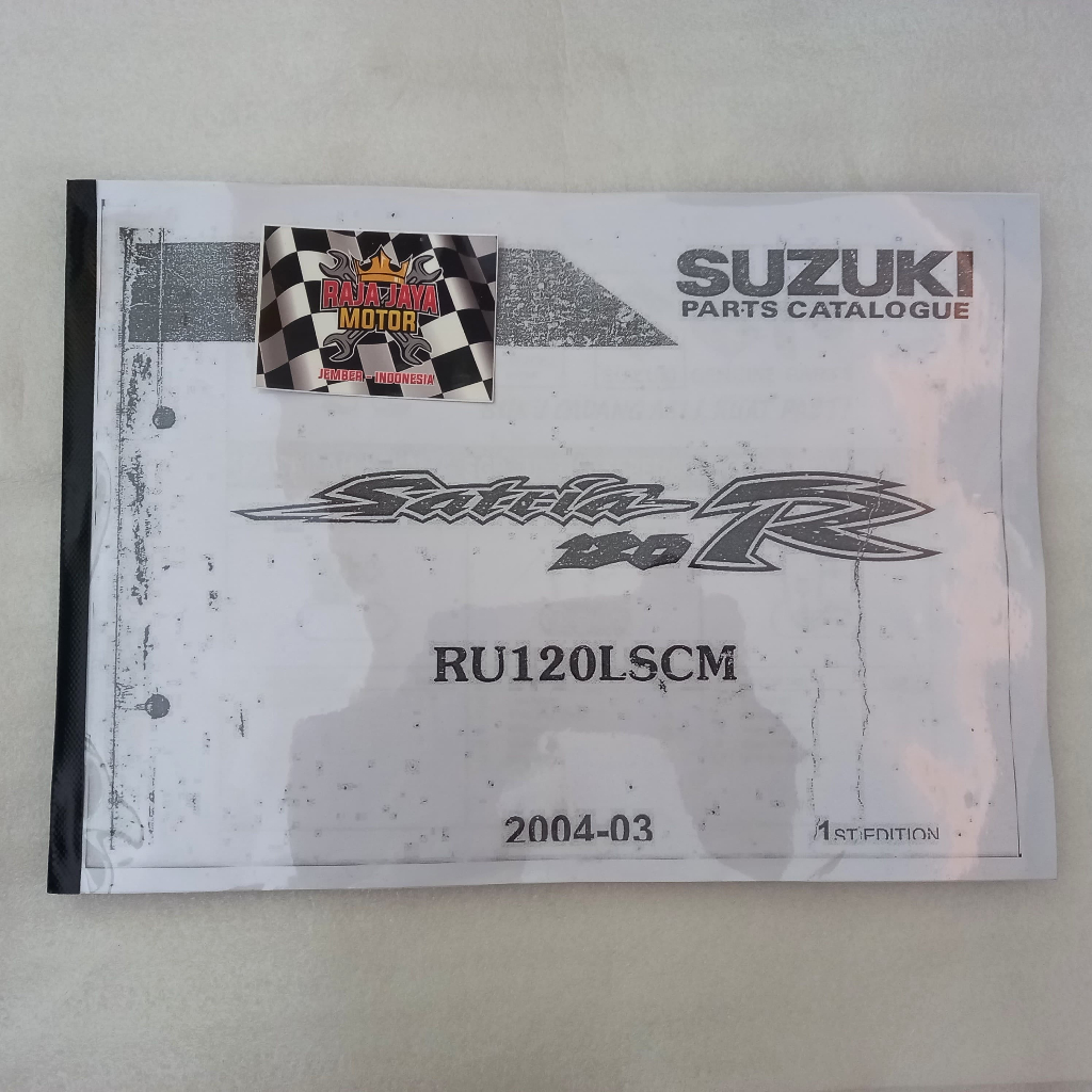 copy buku catalog suzuki satria 2tak 2 tak 2t hiu lscm