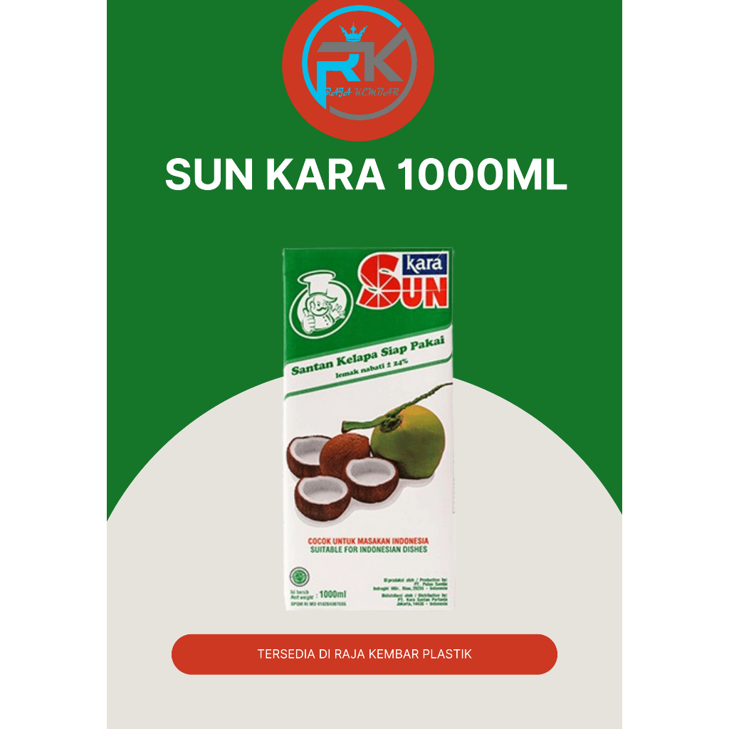 

SUN KARA SANTAN KELAPA SIAP PAKAI 1000ML