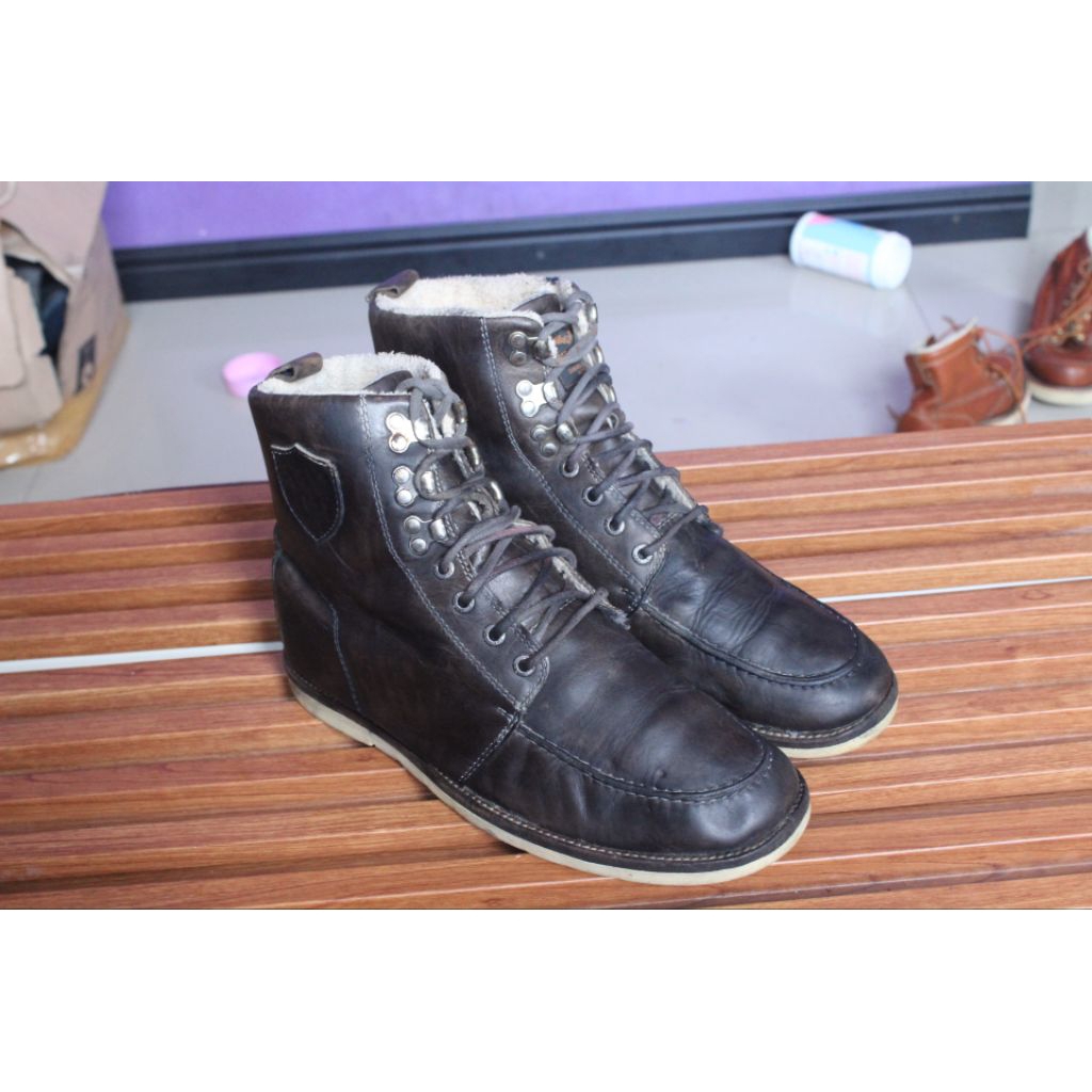 Sepatu boot high  kulit tebal kaku "PME legend" 42  insole 270. keren tebal  material berkualitas