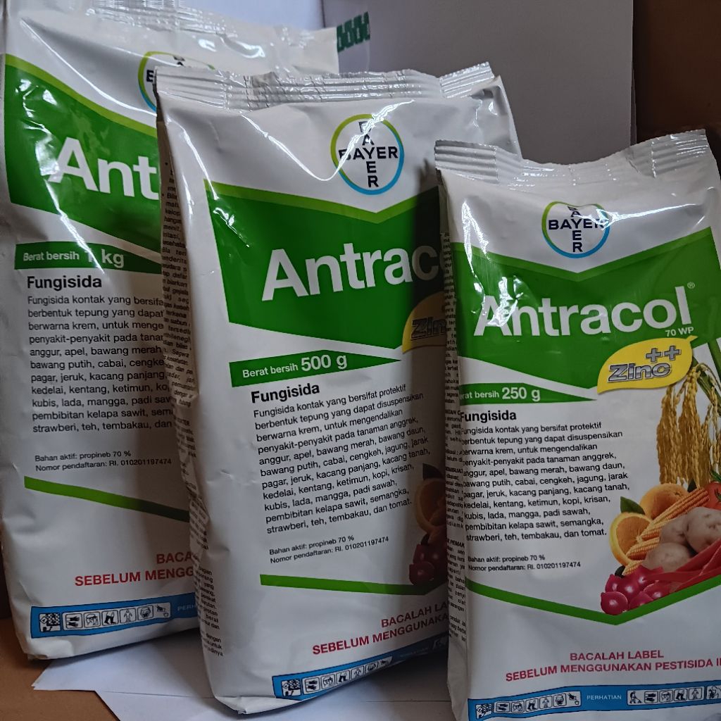 ANTRACOL 250GR fungisida kontak+zink pengendali jamur
