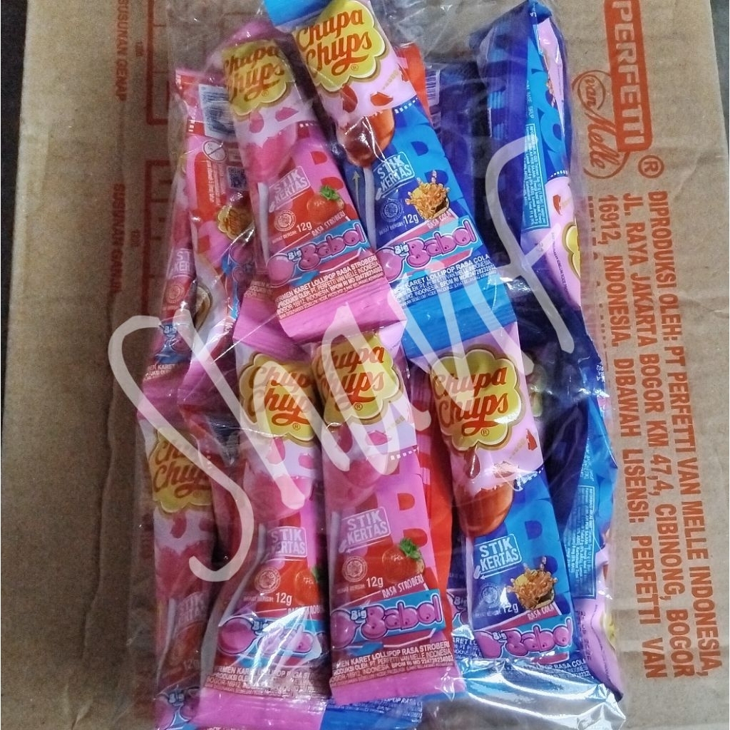 

Permen Karet Lollipop Chupa Chups ( Isi 24 )