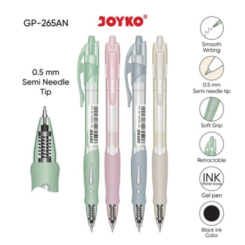 

Joyko Gel Pen GP-265AN Q4 Gel Pen 0.5mm