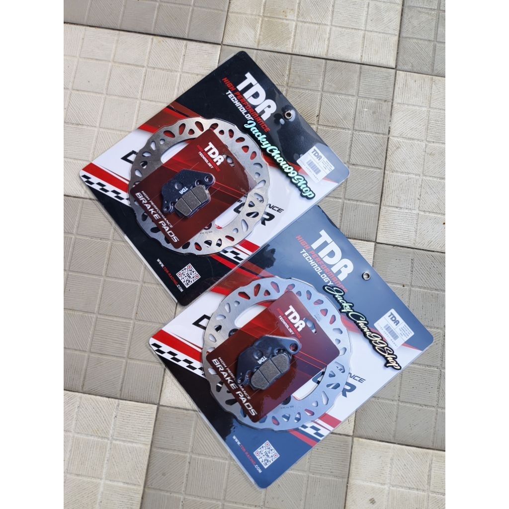 Paket Kampas Rem TDR + Piringan Cakram TDR Depan / Belakang Disc TDR Nmax old Nmax New - Original TD