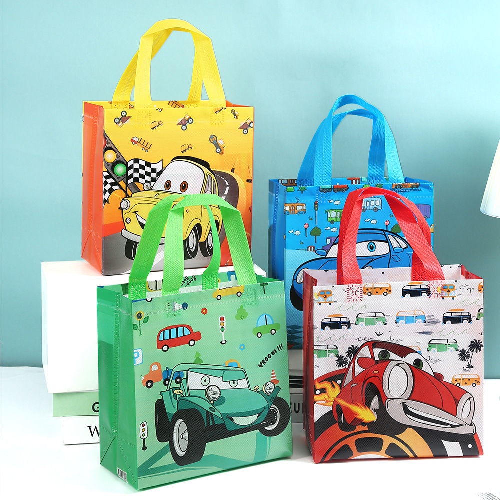 

StoBag, Tas Hadiah Mobil Kartun, Permen, dan Permen, Tas Non-woven yang Dapat Digunakan Kembali untuk Ulang Tahun Bayi, Pesta, Baby Shower, Tahan AiR