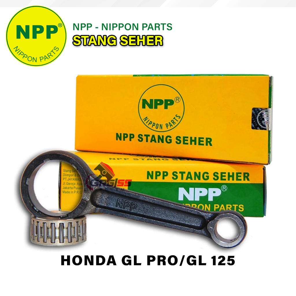 NPP STANG SEHER HONDA GLPRO GL125 STANG PISTON CONROD ORIGINAL NPP NIPPON PARTS