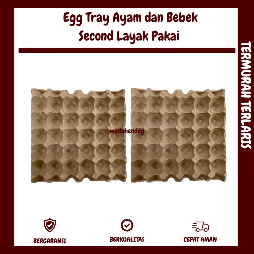 EGG TRAY BEKAS AYAM DAN BEBEK LAYAK PAKAI