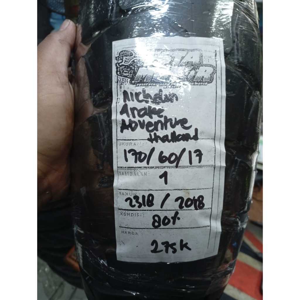BAN COPOTAN MICHELIN ANAKE ADVENTURE RING 17 UKURAN 170 60 17 KODE2318