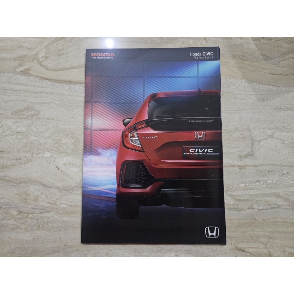brosur katalog mobil honda civic hatchback 2017 leaflet