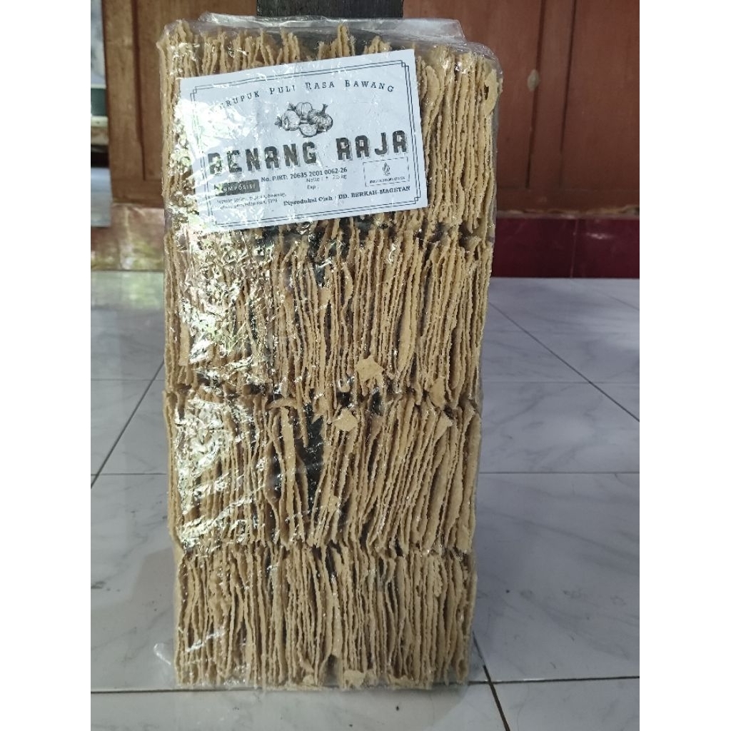 

Kerupuk mentah, Kerupuk karak / Kerupuk gendar mentah asli