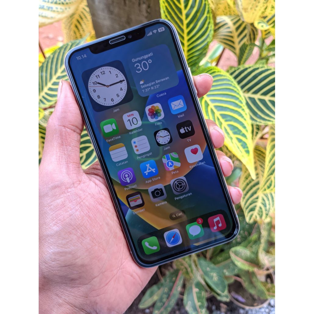 iphone X 64GB Silver 4G All Operator eks inter