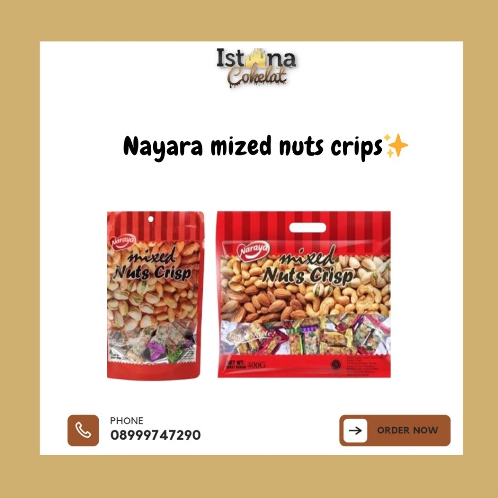 

Naraya Mixed Crispy Nuts 400gr